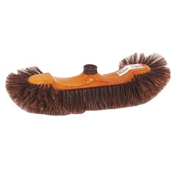 Balai 1/2 tête - balayage fin - soies de Chine marron S/60 - sols lisses