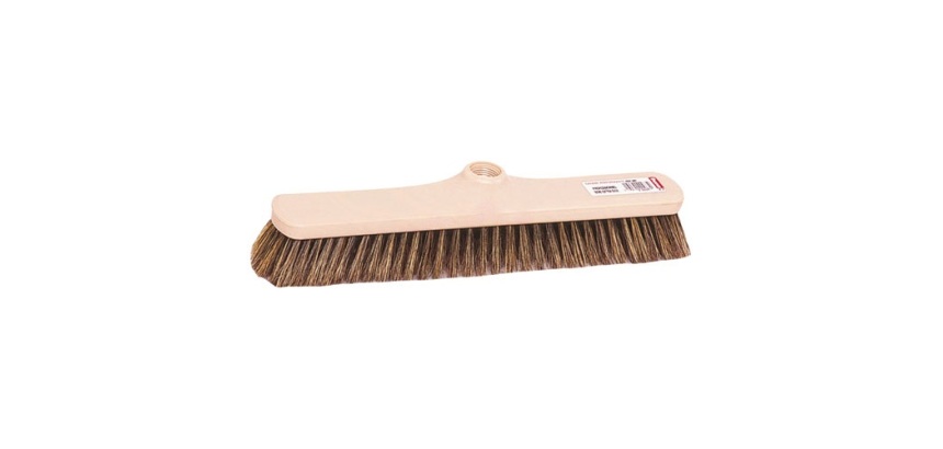 Balai soie grise - chiné - 38cm - S50 - extra souple