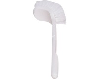 Brosse - coudée - monture 355 mm -  nylon PP - blanc