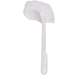 Brosse - coudée - monture 355 mm -  nylon PP - blanc