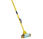 Balai lave-sols en éponge avec manche métal