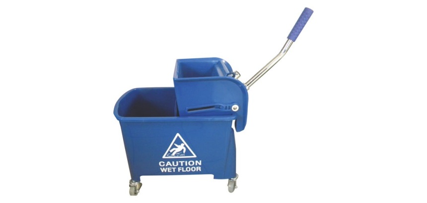 Mini chariot de lavage - 20 L - avec séparation eau propre/eau sale - avec