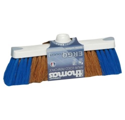 Balai coco moustache renfort bleu ergotouch