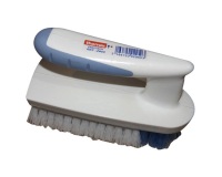 Brosse à main - fer à repasser - Ergotouch - fibre blanche tête renforcée b