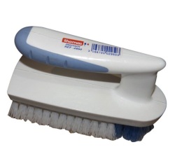 Brosse à main - fer à repasser - Ergotouch - fibre blanche tête renforcée b