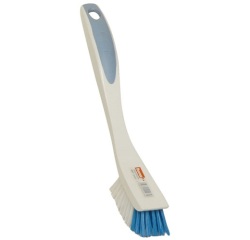 Brosse vaisselle - Ergotouch - nylon PP-blanc - tête renforcée