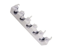 Accroche balais grand modèle - 5 encoches 6 crochets