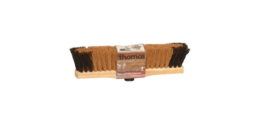 Balai nature coco moustache fibres naturelles renforcees