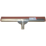 Raclette sol métal - 45 cm - mousse caoutchouc rouge