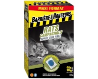 Appât pâte - rats et campagnols - 400 g - 40 sachets de 10 g