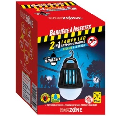 Lampe LED nomade - 2 en 1 - anti-moustiques