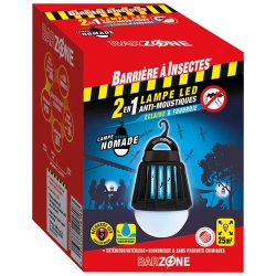 Lampe LED nomade - 2 en 1 - anti-moustiques