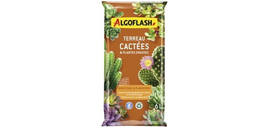 Terreau cactées et plantes grasses - 6 L