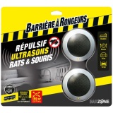 Répulsif ultrasons - rats et souris - lot de 2