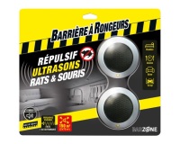 Répulsif ultrasons - rats et souris - lot de 2