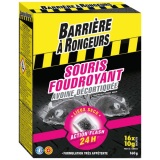 Appât céréales -  souris foudroyant  - avoine décortiquée - 160 g - 16 sach