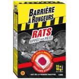 Appât sur pâte - rats - 150 g - 15 sachets de 10 g
