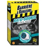 Appât bloc - rats et souris - 300 g - 15 blocs de 20 g