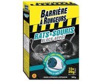 Appât bloc - rats et souris - 300 g - 15 blocs de 20 g