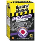 Appât sur pâte - rats et souris - 150 g - 15 sachets de 10 g