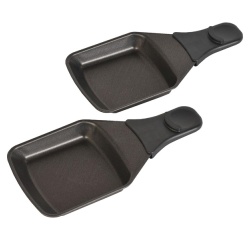 Lot 2 coupelles carrées pour raclettes TEFAL