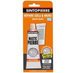 Mastic pierre - Repare sols et murs - blanc - 100 g