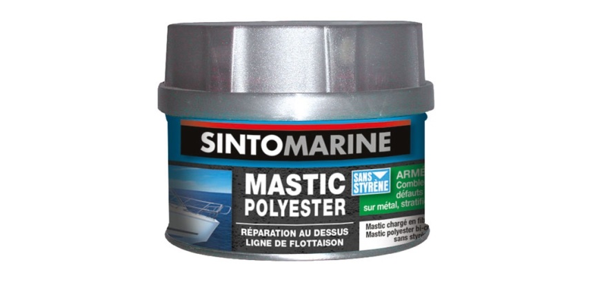 Mastic standard polyester - pot - 330 g