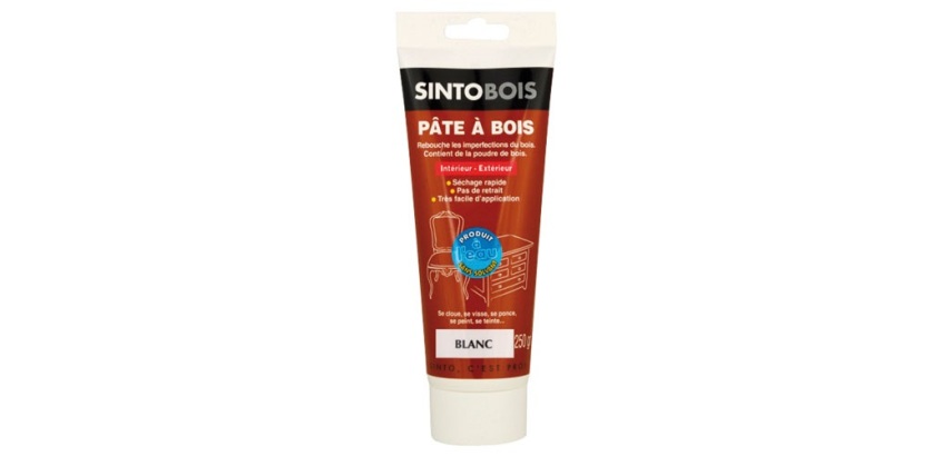 Pâte à bois à l'eau - blanc - 250 g