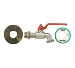 Kit adaptateur de cuve 1000 L - D60 avec robinet 1/4 de tour entrée 20x27