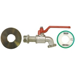 Kit adaptateur de cuve 1000 L - D60 avec robinet 1/4 de tour entrée 20x27
