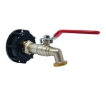 Kit adaptateur plastique de cuve 1000 L - D60 -  sortie Femelle 20x27 (3/4"