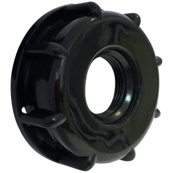 Adaptateur plastique de cuve 1000 L - D60 - sortie Femelle 20x27 (3/4") - p