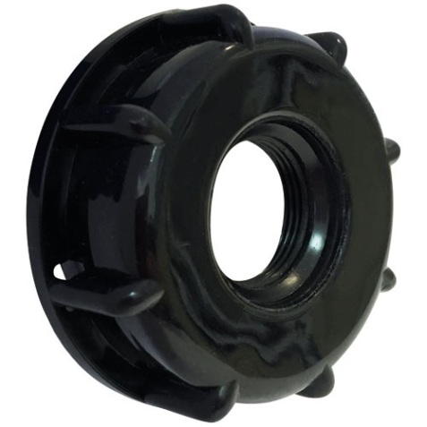 Adaptateur plastique de cuve 1000 L - D60 - sortie Femelle 20x27 (3/4") - p