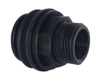 Traversée de cuve rapide plastique - Mâle 26x34 (1") - Femelle 20x27 (3/4")