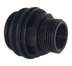 Traversée de cuve rapide plastique - Mâle 20x27 (3/4") - Femelle 15x21 (1/2