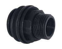 Traversée de cuve rapide plastique - Mâle 20x27 (3/4") - Femelle 15x21 (1/2