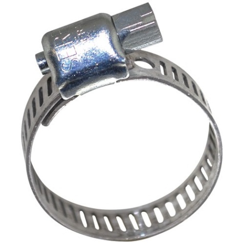 Assortiment de 6 colliers bande ajourtée acier