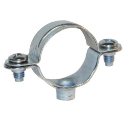 Collier de fixation - simple - pour tube de D16 - acier