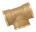 Té femelle 130 - 12x17 (3/8") - laiton - vrac