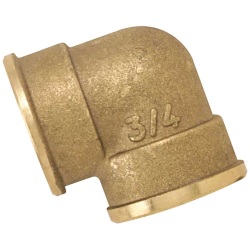 Coude femelle 90 - 15x21 (1/2") - laiton
