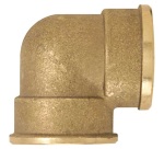 Coude femelle 90 - 20x27  (3/4") - laiton