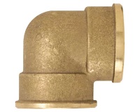 Coude femelle 90 - 20x27  (3/4") - laiton
