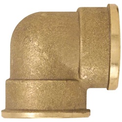 Coude femelle 90 - 20x27  (3/4") - laiton
