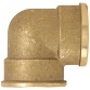 Coude femelle 90 - 20x27  (3/4") - laiton