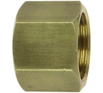 Manchon double femelle égal 270 AB avec butée - 26x34 (1") - laiton