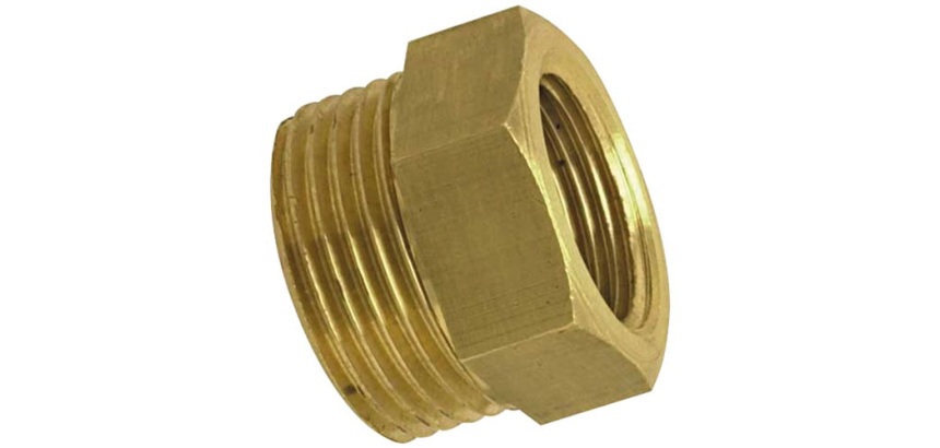 Mamelon mâle-femelle réduit 243 sans butée - Mâle 15x21 (1/2") - Femelle 12