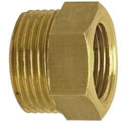 Mamelon mâle-femelle réduit 243 sans butée - Mâle 20x27 (3/4") - Femelle 15