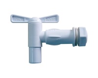 Robinet de cuve plastique nez rapide intégré - mâle 20x27-(3/4") - PEHD - b