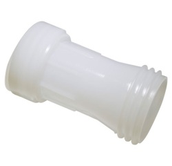 Rallonge droite de cuve 1000 L - 110 mm - plastique - blanc