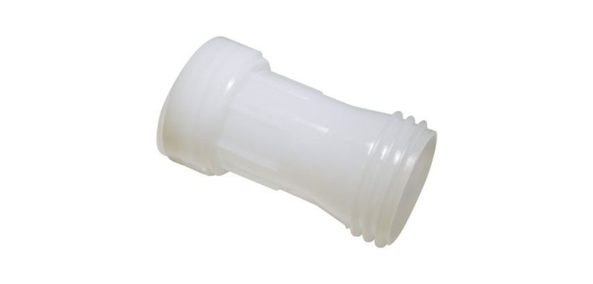 Rallonge droite de cuve 1000 L - 110 mm - plastique - blanc